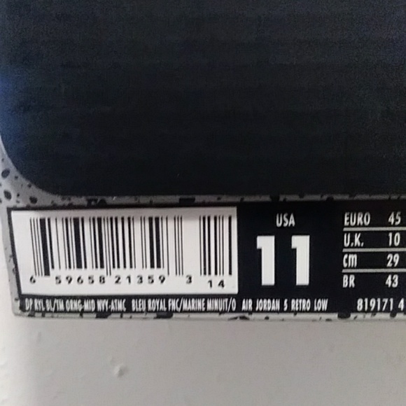 Gently pre owned Jz NYK retro5s - Picture 2 of 6